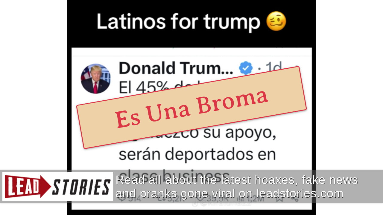 Verificaci N De Datos Trump No Promete Deportar A Sus Votantes Latinos