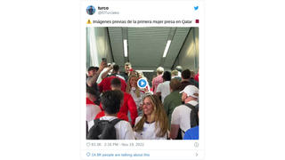 Verificación de Datos: El Video De Una Aficionada Al Fútbol Exponiendo Sus Pechos No Fue Grabado En El Mundial de Catar 2022