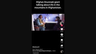 Verificación de Datos: Este vídeo NO muestra a un gigante mítico en Afghanistan