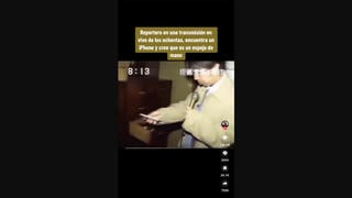 Verificación de Datos: Un vídeo NO muestra a un periodista japonés encontrando un iPhone 13 en los años 80