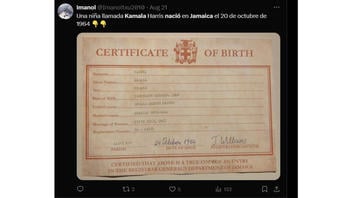 Verificación de Datos: Este No Es El Certificado De Nacimiento De Kamala Harris