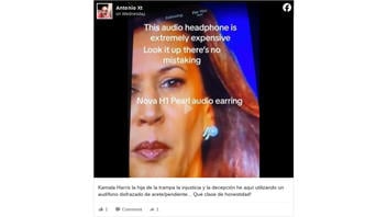 Verificación de Datos: Kamala Harris Usó Dispositivo en Forma de Arete por Donde le Dictaban las Respuestas Que Debía Dar