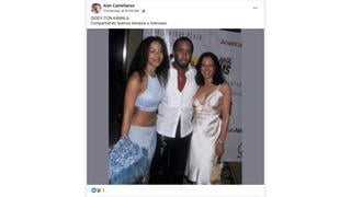 Verificación de Datos: Foto de Kamala Harris Con Sean "Diddy" Combs es Alterada -- La Foto Original Fue Con Montel Williams