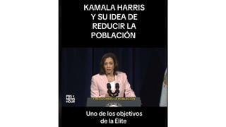 Verificación de Datos: Kamala Harris No Quizo Decir "Reducir la Población" -- Fue una Confusión de Palabras