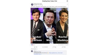 Verificación de Datos: Elon Musk NO Financiará Programa Anti-Woke con Tucker Carlson -- Es Sátira