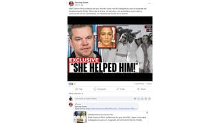 Verificación de Datos: Matt Damon NO Filtró Evidencia de que Jennifer López Reclutó Trabajadores para Diddy