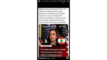 Verificación de Datos: Kamala Harris No Anunció U$157 Millones para Líbano que Quedarán en Manos de Hezbolá - Falta Contexto