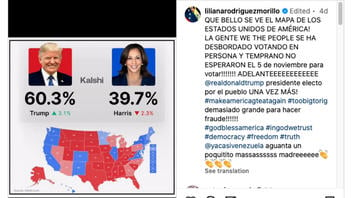 Verificación de Datos: Mapa Estadístico NO Refleja Liderazgo de Donald Trump o que sea Presidente Electo