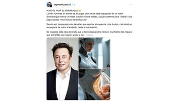 Verificación de Datos: No Hay Evidencia de Robot Desarrollado por Elon Musk Capaz de Llevar un Embrión a Término 