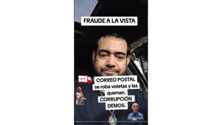 Verificación de Datos: Carece de Evidencia la Denuncia de un Posible Fraude, Robo y Quema de Boletas Electorales por parte del Correo Postal 