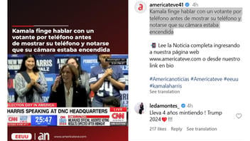 Verificación de Datos: Video No Prueba que Kamala Harris Fingió una Llamada Mientras su Aplicación de Cámara Estaba Abierta -- Iphone Puede Abrirla al Tiempo