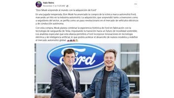 Verificación de Datos: Ford Desmiente Rumores de Supuesta Compra por Elon Musk