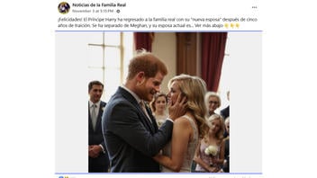 Verificación de Datos: El Príncipe Harry No ha Regresado a la Familia Real con una Nueva Esposa -- Imagen Creada con IA