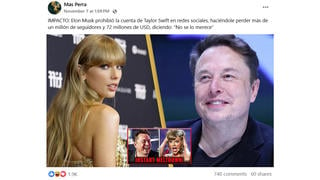 Verificación de Datos: Elon Musk No ha Prohibido Cuenta de Taylor Swift en Redes Sociales -- Cuentas Activas