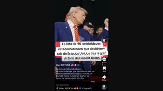 Verificación de Datos: Estas Celebridades no Han Dejado EE.UU. por Elección de Trump -- Solo Algunos lo Afirmaron como Probabilidad