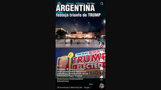 Verificación de Datos: Argentina NO Festejó Victoria de Donald Trump con Fuegos Artificiales Sobre la Casa Rosada