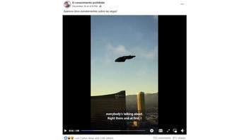 Verificación de Datos: Video No Muestra Drone Extraterrestre Flotando Sobre Las Vegas -- Fue Creado Digitalmente