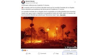 Verificación de Datos: No hay Evidencia de que Incendios en Los Ángeles fueran Provocados para el Plan de Ciudades Inteligentes -- Causas aún bajo Investigación