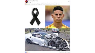 Verificación de Datos: No Existen Reportes Oficiales de Supuesta Muerte de James Rodríguez -- Es un Gancho Publicitario o Clickbait