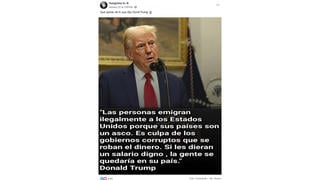 Verificación de Datos: El Presidente Trump No ha Dicho que Países de Inmigrantes son un Asco -- Falta Evidencia