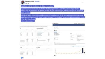 Verificación de Datos: USAID No Dio U$8 Millones a Político en 230 Transacciones -- Registros Muestran U$44 Mil en dos Transacciones por Subscripción