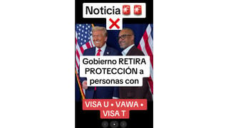 Verificación de Datos: Protecciones para Víctimas con Visas U, WAVA y T Aún Se Encuentran Vigentes Al 5 de marzo del 2025 -- También para Solicitudes en Proceso