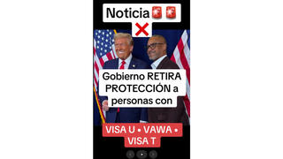 Verificación de Datos: Protecciones para Víctimas con Visas U, WAVA y T Aún Se Encuentran Vigentes Al 5 de marzo del 2025 -- También para Solicitudes en Proceso