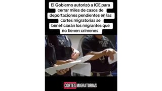 Verificación de Datos: La Administración Trump No ha Ordenado el Cierre de Casos de Deportación Pendientes -- Audio es del 2022