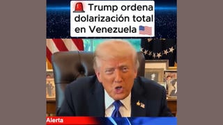 Verificación de Datos: El Presidente Donald Trump no ha Anunciado la Dolarización de Venezuela a partir de Febrero de 2026