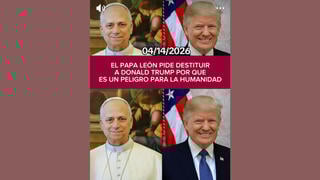 Verificación de Datos: Es Falso que el Papa León XIV Pidió Destituir a Trump por Ser un 'Peligro para la Humanidad'