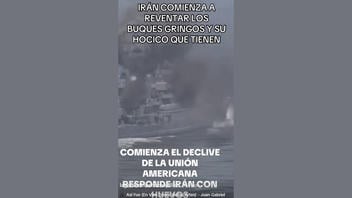 Verificación de Datos: Video Viral de Supuesto Ataque Iraní contra Buques de EE.UU. Es de un Videojuego