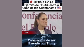 Verificación de Datos: Es FALSO que Sheinbaum Reaccionó a Supuesta Liberación de Cuba por Trump -- Video Generado por IA Sin Evidencia Oficial