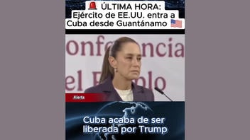 Verificación de Datos: Es FALSO que Sheinbaum Reaccionó a Supuesta Liberación de Cuba por Trump -- Video Generado por IA Sin Evidencia Oficial