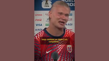 Verificación de Datos: Video NO Muestra a Haaland Diciendo que Apoyará a Argentina Sobre Inglaterra en el Mundial -- Subtítulos Falsos