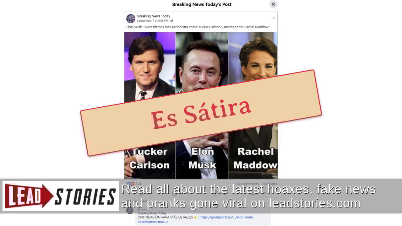 Verificación de Datos Elon Musk NO Financiará Programa AntiWoke con